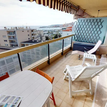 Superbe 2p Avec Terrasse, Climatisation Et Vue A - Fr-1-196-196 * Menton
